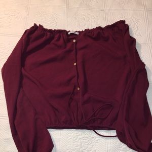 Off the shoulder top